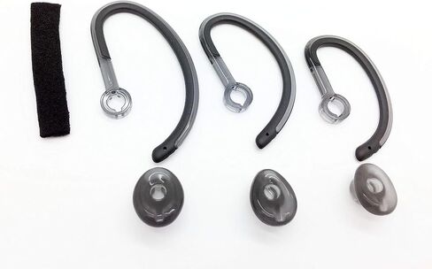 Savi X40 Ear Tips | Replacement Earbuds Ear Buds Headset Parts Spare Kit Ear Loops Compatible with Plantronics SAVI X40 CS540 Savi W440 W740 W745 WH500 - (Mixed L/M/S) (1 Pack) in Kuwait