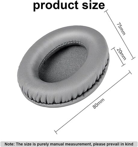 وسائد أذن بديلة لسماعات ATH-SR30BT، متوافقة مع سماعات ATH-SR30BT، إسفنج الذاكرة - أسود in Kuwait