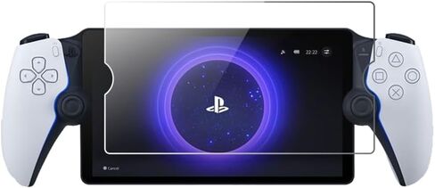 [عبوة من قطعتين] واقي شاشة من الزجاج المقسى لجهاز Sony PlayStation Portal Remote Player لوحدة التحكم PS5 2023 8 بوصة مع 2.5D 9H HD خالي من الفقاعات وشفاف وشفاف للغاية in Kuwait