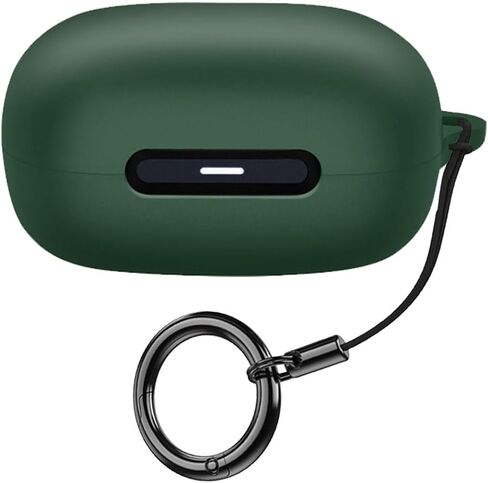 case Compatible with soundcore C30i Cover Wireless Earbuds Silicone Material Shockproof Unique Portable Protective Cover with Carabiner (Green) in Saudi Arabia