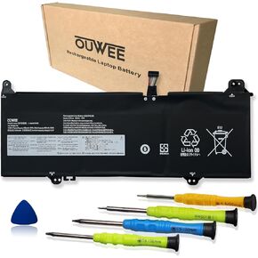 L18M3PG2 Laptop Battery Compatible with Lenovo 14E Chromebook S345-14AST Series L18L3PG2 5B10T04978 5B10T04979 L18D3PG2 5B10T04980 5B10W13939 5B10W13940 5B10W13941 11.52V 57Wh (Long Cable)