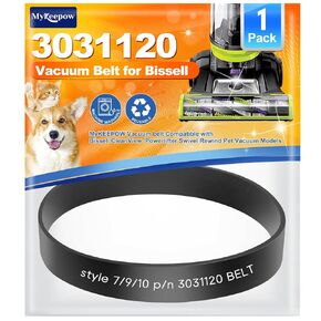 MyKEEPOW 3031120 Belts for Bissell Vacuum Style 7 9 10 12 14 16, Vacuum Belt Compatible with Bissell Vacuum Cleaner Model 2252 Series, 3 Pack