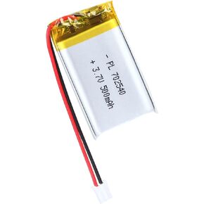 602025 3.7V Lipo Battery 200mAh 602025 Rechargeable Lithium Polymer Battery Pack with JST PH2.0mm Connector for Electronic Device