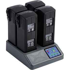 شاحن بطارية Mavic 3 - مركز شحن بدون طيار لسلسلة DJI Mavic 3 Mavic 3، Mavic 3 Pro، Mavic 3 Pro Cine، Mavic 3 Cine، Mavic 3 Classic مع ملحقات بطاريات DJI بشاشة LCD in Kuwait