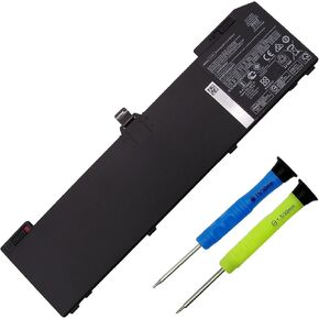 VX04XL Laptop Battery Replacement for HP Zbook 15 G5 G6 2YW99AV 2YX00AV 2ZC40EA 2ZC41EA 3AX02AV 3AX04AV 4QH14EA 5KY99AV Series HSTNN-IB8F 4ME79AA HSN-Q13C L05766-855 L06302-1C1 90Wh 5844mAh