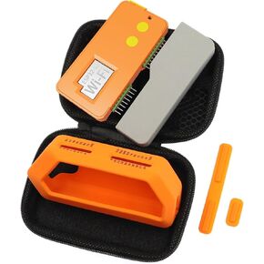 5 in 1 Protective Case for Flipper Zero & for The Wi-Fi Dev Board V1 ESP32-S2, Accessories Compatible with Flipper Zero WiFi Dev Board with GPIO Dust Plug - Orange Set