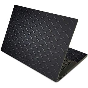 MightySkins Skin Compatible with Razer Blade Stealth 13.3" (2019) - Black Diamond Plate | Protective, Durable, and Unique Vinyl Decal wrap Cover | Easy to Apply | Made in The USA