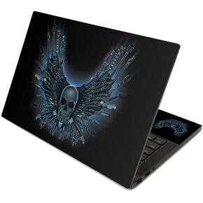 MightySkins Skin Compatible with Razer Blade Stealth 13.3" (2019) - Skull Strings | Protective, Durable, and Unique Vinyl Decal wrap Cover | Easy to Apply, Remove, and Change Styles | Made in The USA