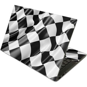 MightySkins Skin Compatible with Razer Blade Stealth 13.3" (2019) - Race Flag | Protective, Durable, and Unique Vinyl Decal wrap Cover | Easy to Apply, Remove, and Change Styles | Made in The USA
