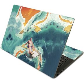 MightySkins Skin Compatible with Razer Blade Stealth 13.3" (2019) - Acid Surf | Protective, Durable, and Unique Vinyl Decal wrap Cover | Easy to Apply, Remove, and Change Styles | Made in The USA
