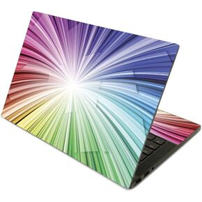 MightySkins Skin Compatible with Razer Blade Stealth 13.3" (2019) - Rainbow Explosion | Protective, Durable, and Unique Vinyl Decal wrap Cover | Easy to Apply | Made in The USA