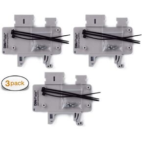 DIN Rail Mount for Raspberry Pi Zero (3 Pack)