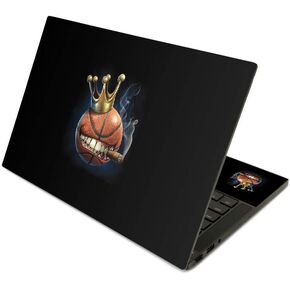 MightySkins Skin Compatible with Razer Blade Stealth 13.3" (2019) - Basketball King | Protective, Durable, and Unique Vinyl Decal wrap Cover | Easy to Apply | Made in The USA