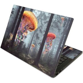 MightySkins Skin Compatible with Razer Blade Stealth 13.3" (2019) - Electric Jellyfish | Protective, Durable, and Unique Vinyl Decal wrap Cover | Easy to Apply | Made in The USA