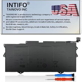 51Wh YM15G Laptop Battery Compatible with Dell XPS 13 9315 Series [Not for 9315 2-in-1] Notebook 0G9FHC G9FHC 0W6D4H W6D4H [11.55V 4191mAh 3-Cell]
