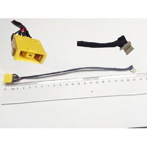 DC-in Jack for Ideapad Yoga 2 Pro 59394187 59394172 59428039, DC Power Jack Harness Port Connector Socket with Wire Cable.