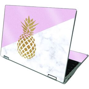 MightySkins Glossy Glitter Skin Compatible with Acer Chromebook CP311 (2021) - Pretty Pineapple | Protective, Durable High-Gloss Glitter Finish | Easy to Apply | Made in The USA