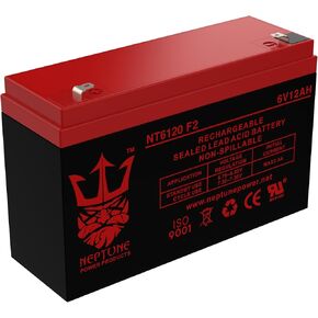 Neptune 6V 12Ah NT-6120 Rechargeable SLA Sealed Lead Acid Battery