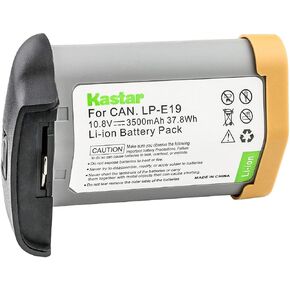 Kastar [Fully Decoded] 1-Pack LP-E19 Battery Compatible with Canon EOS-1D X Mark III, Mark 3, EOS 1D C, EOS 1D Mark III, Mark 3, EOS 1Ds Mark III, Mark 3, EOS 1D Mark IV, Mark 4, EOS 1D X Camera