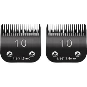 4FC Blade Dog Grooming Clipper شفرات بديلة متوافقة مع Andis Dog Clippers، معظم A5، Wahl KM Series Clippers، شفرة سيراميك قابلة للفصل، مقاس 4FC، طول القطع 3/8 بوصة (9.5 مم) أسود in Kuwait
