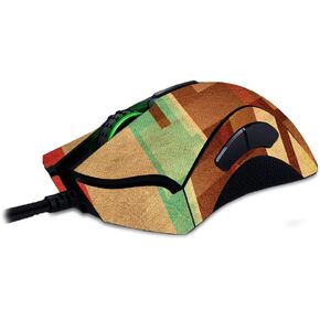 MightySkins Skin Compatible with Razer Deathadder Elite - Abstract Wood | Protective, Durable, and Unique Vinyl Decal wrap Cover | Easy to Apply, Remove, and Change Styles | Made in The USA