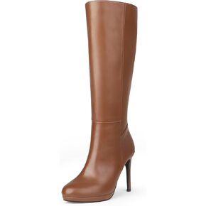 MERUMOTE Women's Knee High Boots Platform Heel Boots Stiletto Heels Tall Boots Side Zipper Long Boots in Saudi Arabia