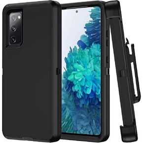 Galaxy S20 FE 5G Case with Screen Protector Heavy Duty Cover for Samsung S20 FE 5G Case Belt Clip Hybrid Shockproof Drop Protection Holster for Samsung Galaxy S20 FE 5G 6.5 inch