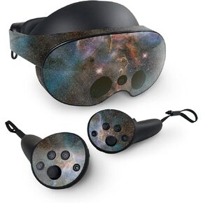 MightySkins Glossy Glitter Skin Compatible with Meta Quest Pro - Eagle Nebula | Protective, Durable High-Gloss Glitter Finish | Easy to Apply, Remove, and Change Styles | Made in The USA