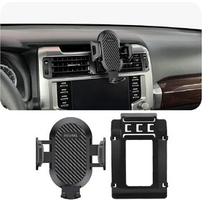 Car Phone Holder Fits for Toyota 4runner 2010-2024 Accessories,Thick Cases Friendly,Cell Phone Mount for 4.7-7 in Phones,360 Degree Rotation,Easy to Install
