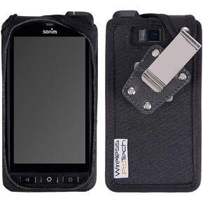 Case Compatible with Sonim XP8 Phone Model XP8800. Ballistic Nylon Fitted Case with Heavy-Duty 4 Position Locking Belt Clip