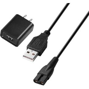 for Bell and Howell Vacutrim Beard Trimmer Charger Charging Cord Compatible with Bell+Howell Vacutrim Beard Trimmer Charger Cord