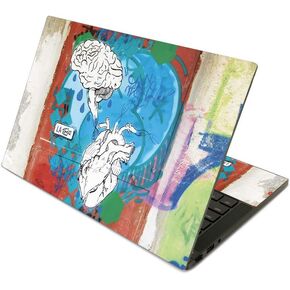 MightySkins Skin Compatible With Razer Blade Stealth 13.3" (2019) - Organ Graffiti | Protective, Durable, and Unique Vinyl Decal wrap cover | Easy To Apply, Remove, and Change Styles | Made in the USA