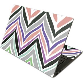 MightySkins Skin Compatible with Razer Blade Stealth 13.3" (2019) - Colorful Chevron | Protective, Durable, and Unique Vinyl Decal wrap Cover | Easy to Apply | Made in The USA