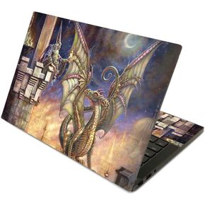 MightySkins Skin Compatible with Razer Blade Stealth 13.3" (2019) - Wizard Fire | Protective, Durable, and Unique Vinyl Decal wrap Cover | Easy to Apply, Remove, and Change Styles | Made in The USA