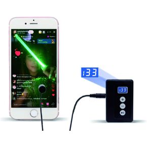Screen Auto Clicker for iPhone iPad: 1*Click Head+1*Nano-Adhesive Sticker+1*Screen Clip (ARB3727A-P-NEW) (Type5-ARB3727A1-PlugIN)