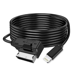 AMI MMI Aux Cord for Apple iPhone 14 13 12 11 XS XR X 8 7 6 SE Compatible with Audi A3/A4/A5/A6/A7/A8/S4/S6/S8/Q5/Q7/R8/TT 2011-2016, VW CC Magotan with MMI 3G System (4FT)