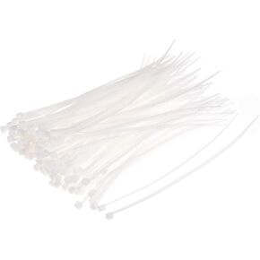 uxcell 700pcs Cable Zip Ties 5 Inch x 0.07 Inch Self-Locking Nylon Tie Wraps White