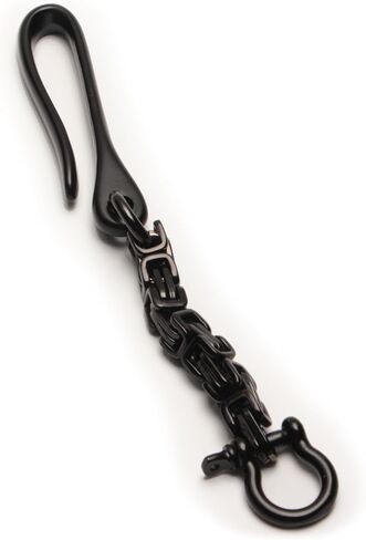 سلسلة مفاتيح Ruth & Boaz Beltloop من الفولاذ المقاوم للصدأ/سلسلة مفاتيح من النحاس الصلب مع خطاف على شكل حرف U من النحاس الصلب وخطاف دوار الزناد in Kuwait