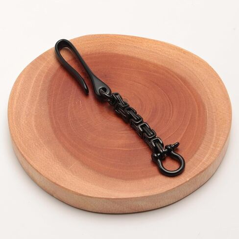 سلسلة مفاتيح Ruth & Boaz Beltloop من الفولاذ المقاوم للصدأ/سلسلة مفاتيح من النحاس الصلب مع خطاف على شكل حرف U من النحاس الصلب وخطاف دوار الزناد in Kuwait