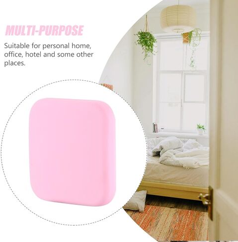 20 قطعة من مصد الباب السيليكون، سدادات الباب، واقيات الحائط من مقابض الأبواب، واقيات مقبض الباب ذاتية اللصق، درع الجدار لمقبض الباب، وسادة التصادم لجدار المكتب المنزلي - أسود in Kuwait