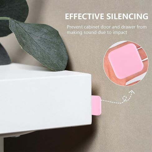 20 قطعة من مصد الباب السيليكون، سدادات الباب، واقيات الحائط من مقابض الأبواب، واقيات مقبض الباب ذاتية اللصق، درع الجدار لمقبض الباب، وسادة التصادم لجدار المكتب المنزلي - أسود in Kuwait