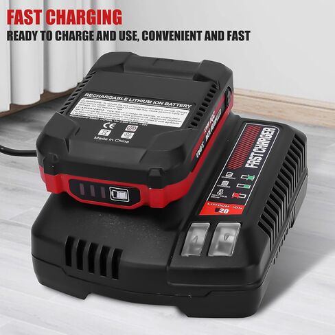 V20 CMCB104 Fast Battery Charger Replacement for Craftsman 20v Charger Compatible with Craftsman V20 Lithium Battery CMCB201 CMCB202 CMCB204 CMCB205 CMCB206 CMCB209 in Kuwait