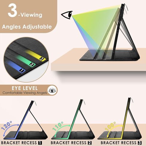 حافظة جلدية من DETUOSI لجهاز Samsung Galaxy Tab S9 Ultra (5G/WiFi) مقاس 14.6 بوصة 2023 SM-X910 Android Tablet مع حامل قلم S + ظهر من السيليكون + نوم/تنبيه تلقائي + إغلاق مغناطيسي غطاء حماية رفيع قابل للطي in Kuwait