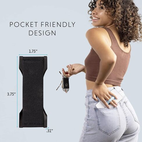 قبضة هاتف LOVEHANDLE PRO Premium - حزام هاتف من السيليكون - حامل هاتف مغناطيسي ومسند للهواتف الذكية والكمبيوتر اللوحي - سيليكون لامع من الياقوت in Kuwait