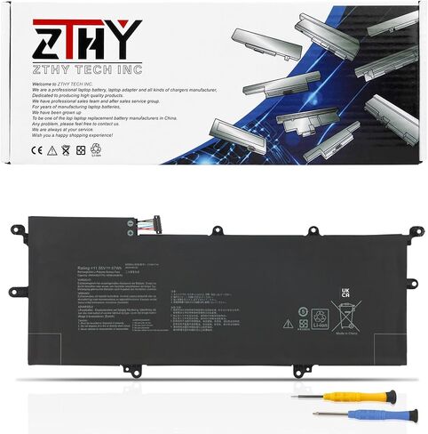 ZTHY C31N1714 Laptop Battery Replacement for ASUS ZenBook Flip 14 UX461 UX461U UX461UA UX461UN UX461F UX461FA UX461FN UX461UA-E1102T UX461UA-E1012R UX461UN-DS74T UX461FA-E1094T 11.55V 57Wh 3-Cell in Saudi Arabia