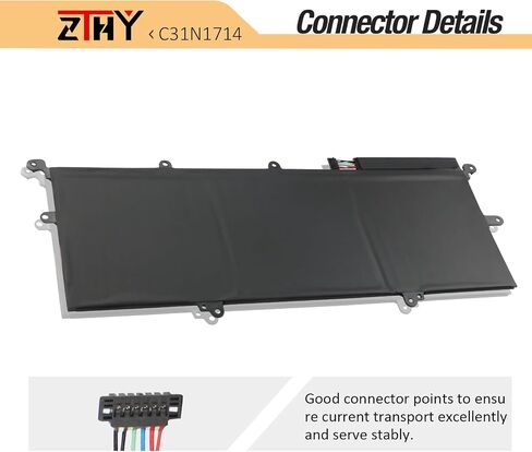 ZTHY C31N1714 Laptop Battery Replacement for ASUS ZenBook Flip 14 UX461 UX461U UX461UA UX461UN UX461F UX461FA UX461FN UX461UA-E1102T UX461UA-E1012R UX461UN-DS74T UX461FA-E1094T 11.55V 57Wh 3-Cell in Saudi Arabia