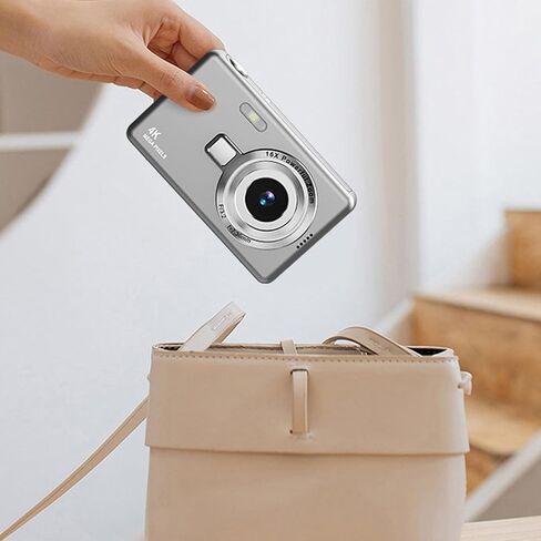 Digital Camera for Photograhpy, 1080P, Support 64GB Expandable, Compact Point and Shoot Camera 16X Zoom Anti Shake Portable Small Cameras for Teens Boys in Saudi Arabia