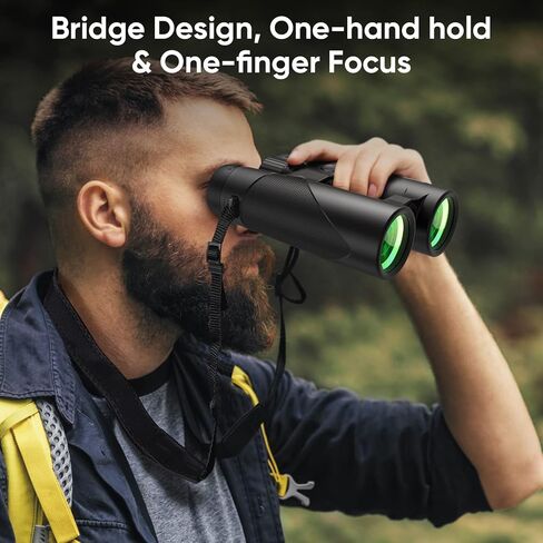 10x42 Binoculars for Adults High Powered: Timorn Lightweight Binoculars for Bird Watching with Phone Adapter Tripod, Waterproof Fogproof HD Binoculars for Hunting, Trekking, Hiking,Travel, Sports in Kuwait