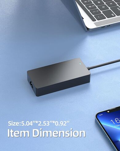 شاحن تيار متردد USB-C بقدرة 130 وات 90 وات مناسب لجهاز Dell XPS 9730 P92F، Inspiron 3420 P152G، Inspiron 7430 7435 7635 2 في 1 P172G P128F سلك محول إمداد الطاقة للكمبيوتر المحمول in Saudi Arabia