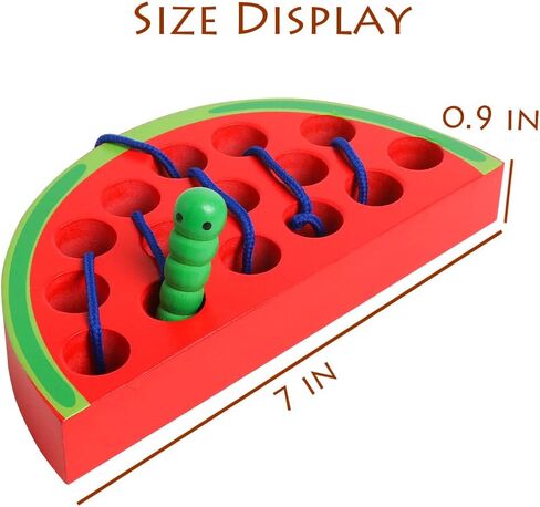 4 pcs Wooden Toys,Lacing Toys for Toddlers 3-5,Toddler Plane Activities Car Travel Toys Montessori Educational Learning Lacing Toys for Fine Motor Skills Birthday Easter Gift for Boys Girls in Kuwait